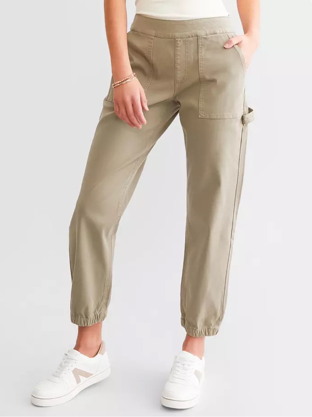 The Buckle Pull on cargo Joggers
